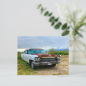 Oude Cadillac Briefkaart (Staand voorkant)
