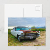 Oude Cadillac Briefkaart (Voorkant / Achterkant)