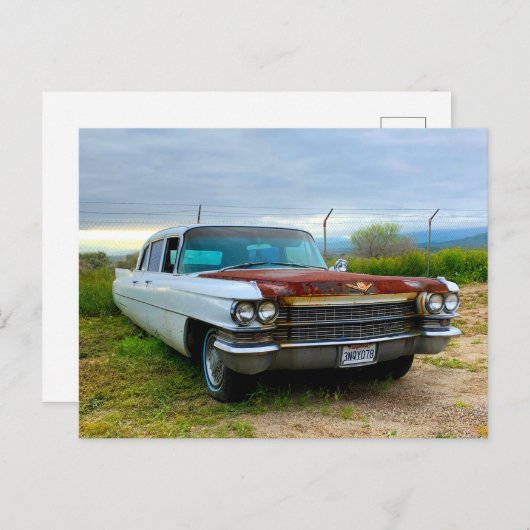 Oude Cadillac Briefkaart (Voorkant / Achterkant)