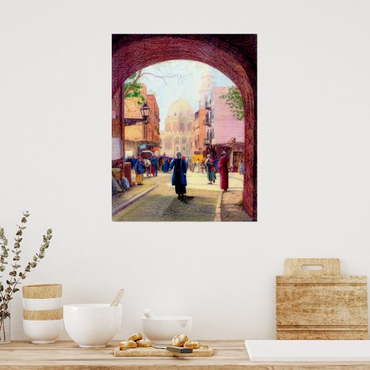 Oude Caïro #1 - Poster (Keuken)