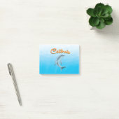 Oude Californische Dolfijn-reisposter Post-it® Notes (Kantoor)