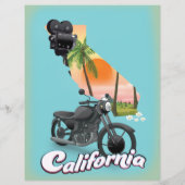 Oude Californische Reisposter (Achterkant)