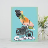 Oude Californische Reisposter (Staand voorkant)