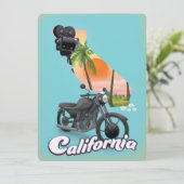 Oude Californische Reisposter (Staand voorkant)