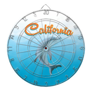 Oude Californische Reisposter Dartbord