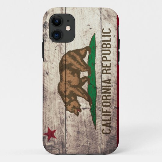 Oude Californische vlag Case-Mate iPhone Case (Achterkant)