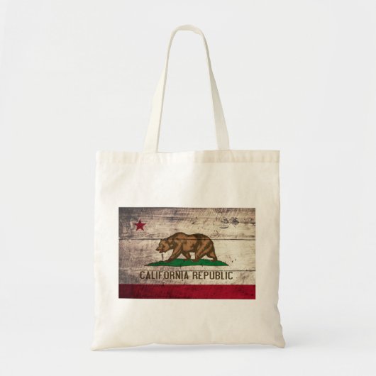 Oude Californische vlag Tote Bag (Voorkant)