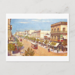 Oude Calle del 18 de Julio, Montevideo, Uruguay Briefkaart