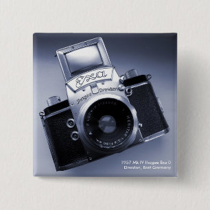 Oude camera (1957 Mk IV Ihagee Exa 0) Vierkante Button 5,1 Cm