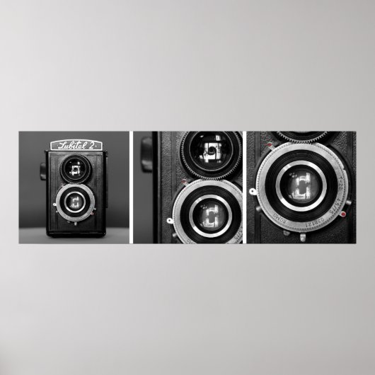 Oude camera 1 poster (Voorkant)