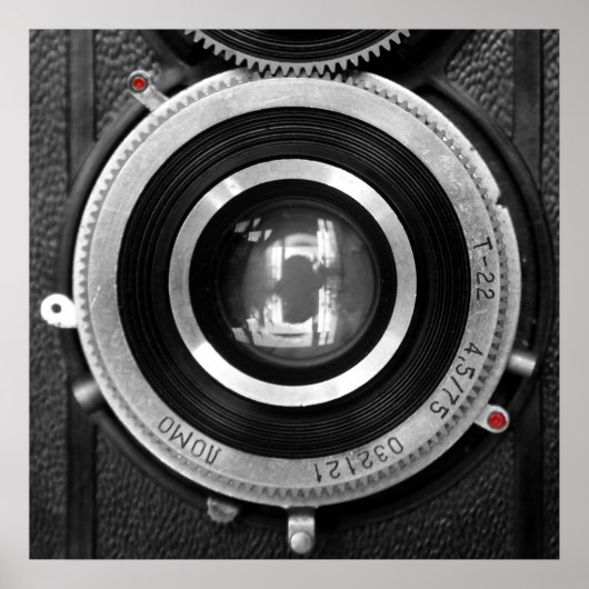 Oude camera 2 poster (Voorkant)