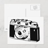 Oude camera briefkaart (Voorkant / Achterkant)