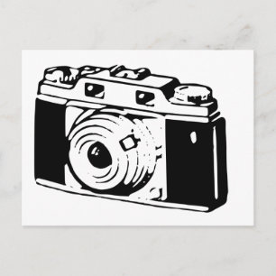 Oude camera briefkaart