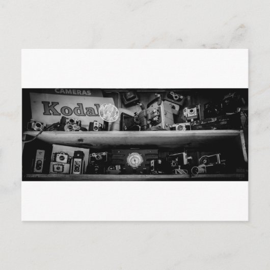 Oude camera briefkaart (Voorkant)