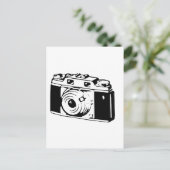 Oude camera briefkaart (Staand voorkant)