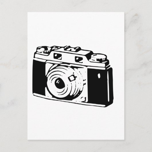 Oude camera briefkaart (Voorkant)