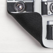 Oude camera-collectorcadeaus voor fotografen muismat (Hoek)