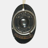 Oude  camera keramisch ornament (Links)