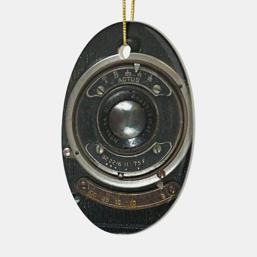 Oude  camera keramisch ornament (Links)