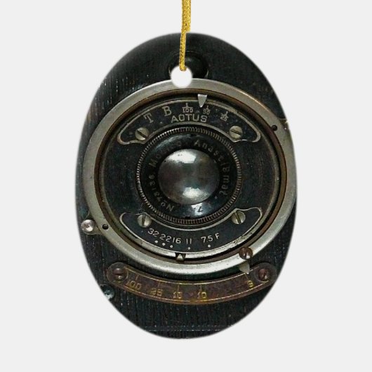 Oude  camera keramisch ornament (Voorkant)