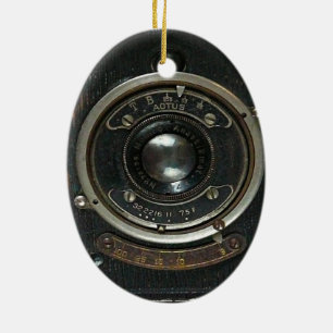 Oude camera keramisch ornament