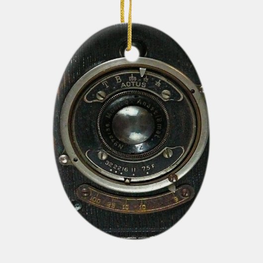 Oude  camera keramisch ornament (Achterkant)