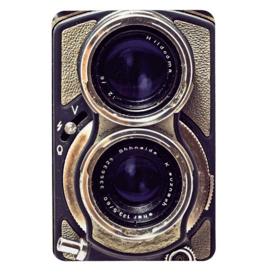 Oude camera magneet (Verticaal)