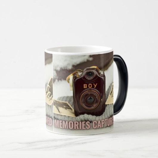 Oude camera-Mok Magische Mok (Voorkant rechts)