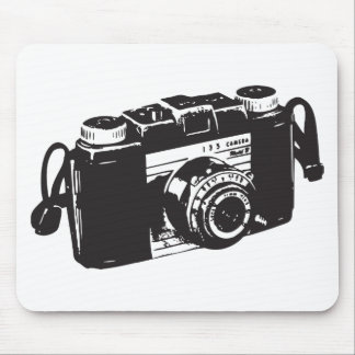 Oude camera muismat