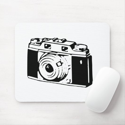 Oude camera muismat (Met muis)