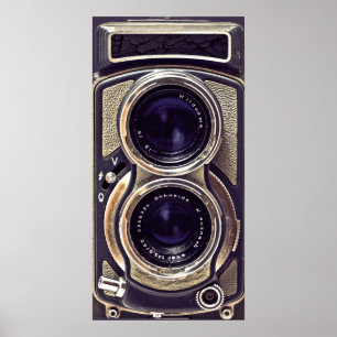 Oude camera poster