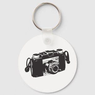 Oude camera sleutelhanger