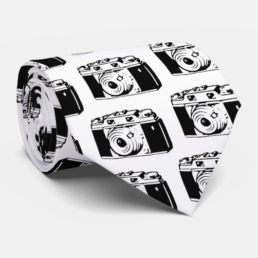 Oude camera stropdas (Opgerold)