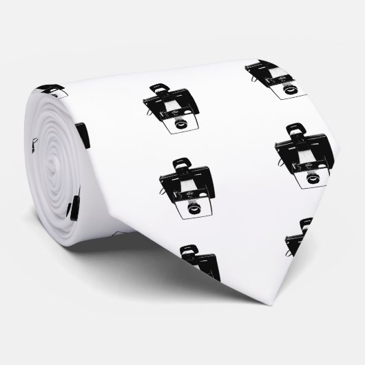 Oude camera stropdas (Opgerold)