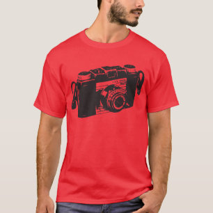 Oude camera t-shirt