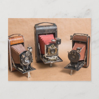 Oude camera's Fotografie nostalgie Briefkaart