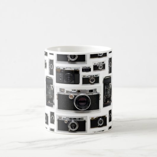 Oude  camera's in Bulk witte Mok (Center)