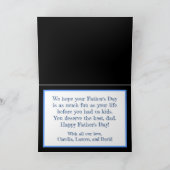 Oude camper Fijne Vaderdag Kaart (Binnen)