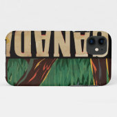 Oude Canadese Reisposter Case-Mate iPhone Case (Achterkant (horizontaal))