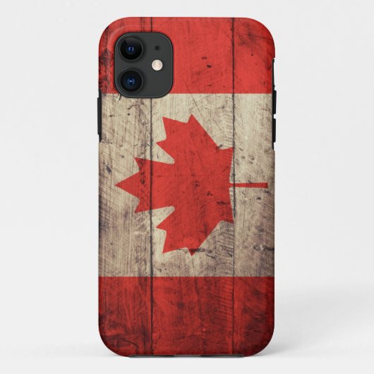 Oude Canadese vlag Case-Mate iPhone Case (Achterkant)