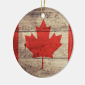 Oude Canadese vlag Keramisch Ornament (Links)