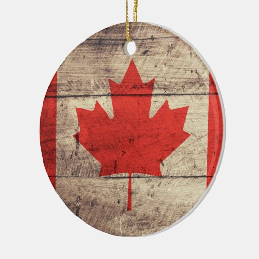 Oude Canadese vlag Keramisch Ornament (Links)