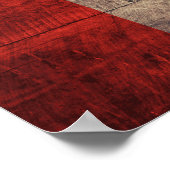 Oude Canadese vlag Poster (Hoek)