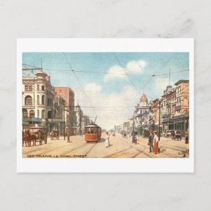 Oude Canal Street in New Orleans Briefkaart