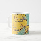 Oude Cape Cod kaart mok (Voorkant links)