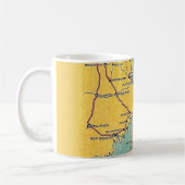 Oude Cape Cod kaart mok (Links)