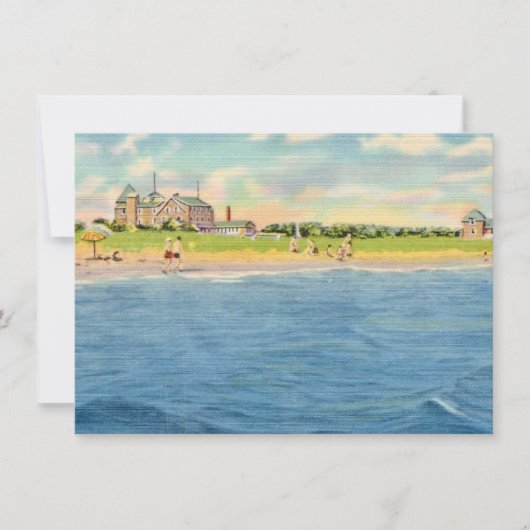 Oude Cape Cod-strand notitiekaarten Notitiekaartje (Voorkant)