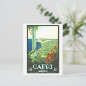 Oude Capri, Italië, Reisposter Briefkaart (Staand voorkant)