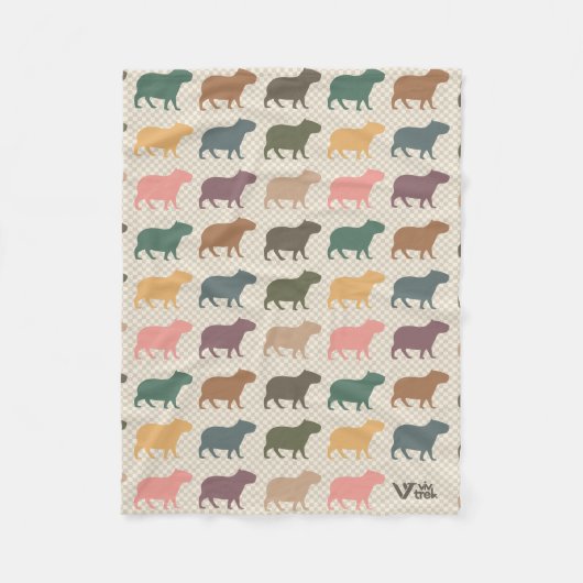 Oude Capybara-deken Capybara-liefhebber Deken (Voorkant)