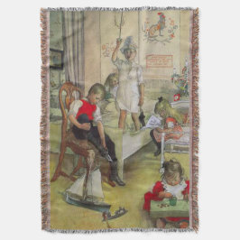 Oude Carl Larsson kerstochtend 1894 Deken